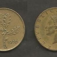 Münze Italien: 20 Lire 1970 - SS