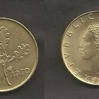 Münze Italien: 20 Lire 1970 - VZ