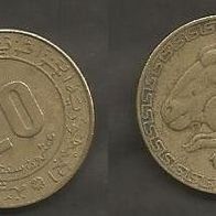 Münze Algerien: 20 Centimes 1975