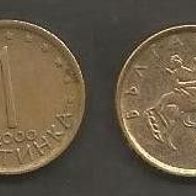 Münze Bulgarien : 1 Stotinka 2000