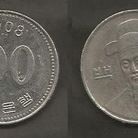 Münze Süd Korea : 100 Won 2008