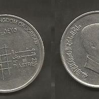 Münze Jordanien : 10 Piaster 2004