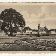 St. Wendel. Parkanlagen. Altes Klein-Format s/ w Foto vermutl.1950er Jahre