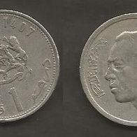 Münze Marokko: 1 Dirham 1987