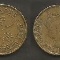 Münze Hong Kong: 10 Cent 1958