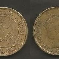 Münze Hong Kong: 10 Cent 1968