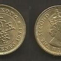 Münze Hong Kong: 10 Cent 1971