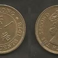 Münze Hong Kong: 10 Cent 1978