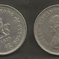 Münze Hong Kong: 1 Dollar 1979