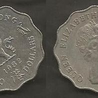 Münze Hong Kong: 2 Dollar 1982