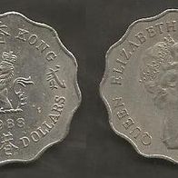 Münze Hong Kong: 2 Dollar 1988