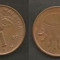 Münze Malaysia: 1 Sen 2000