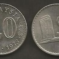 Münze Malaysia: 20 Sen 1973