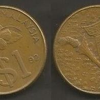 Münze Malaysia: 1 Riggit 1992