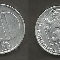 Münze Tschecheslowakei: 10 Hellar 1985