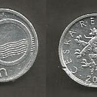 Münze Tschecheslowakei: 10 Hellar 2002