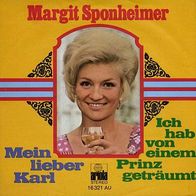 7"SPONHEIMER, Margit · Mein lieber Karl (RAR 1975)