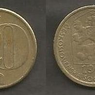 Münze Tschecheslowakei: 20 Hellar 1987