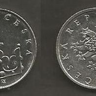 Münze Tschecheslowakei: 1 Koruna 1995