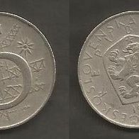 Münze Tschecheslowakei: 5 Koruna 1975