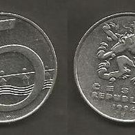 Münze Tschecheslowakei: 5 Koruna 1995