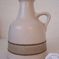 Keramik Henkel-Vase mit rauhem Reliefdekor, Strehla GDR