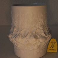 Weiße Biskuit-Porzellan-Vase, Kaiser Porzellan