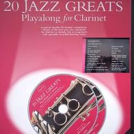 Guest Spot "20 Jazz Greats" für Klarinette mit 2 CDs, neuwertig