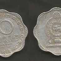 Münze Sri Lanka: 10 Cent 1978 - SS