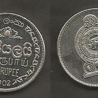 Münze Sri Lanka: 1 Rupee 2002