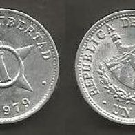 Münze Kuba: 1 Centavo 1979