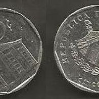 Münze Kuba: 5 Centavo 1996