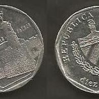 Münze Kuba: 10 Centavo 1996