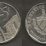 Münze Kuba: 25 Centavo 1998