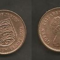 Münze Jersey: 0,5 oder 1/2 New Pence 1971 - Typ 2