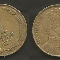 Münze Chile: 1 Pesos 1979