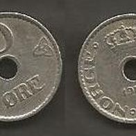 Münze Norwegen: 10 Öre 1924