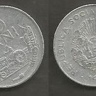 Münze Rumänien: 25 Bani 1982