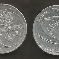 Münze Rumänien: 500 Lei 1999 - Sonnenfinsternis