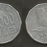 Münze Rumänien: 5000 Lei 2002