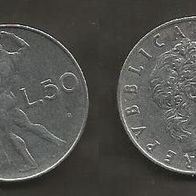Münze Italien: 50 Lire 1967