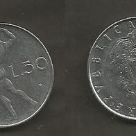 Münze Italien: 50 Lire 1970