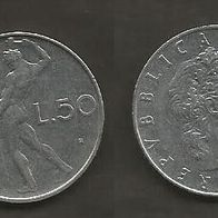 Münze Italien: 50 Lire 1975