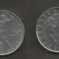 Münze Italien: 50 Lire 1976