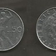Münze Italien: 50 Lire 1979