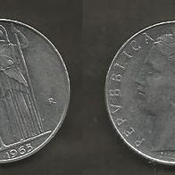 Münze Italien: 100 Lire 1965