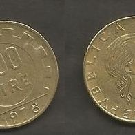 Münze Italien: 200 Lire 1978