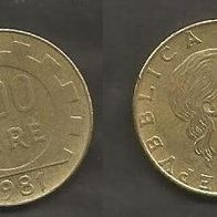 Münze Italien: 200 Lire 1981