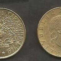 Münze Italien: 200 Lire 1994 180 Jahre Carabinieri - Sondermünze