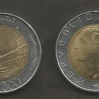 Münze Italien: 500 Lire 1982